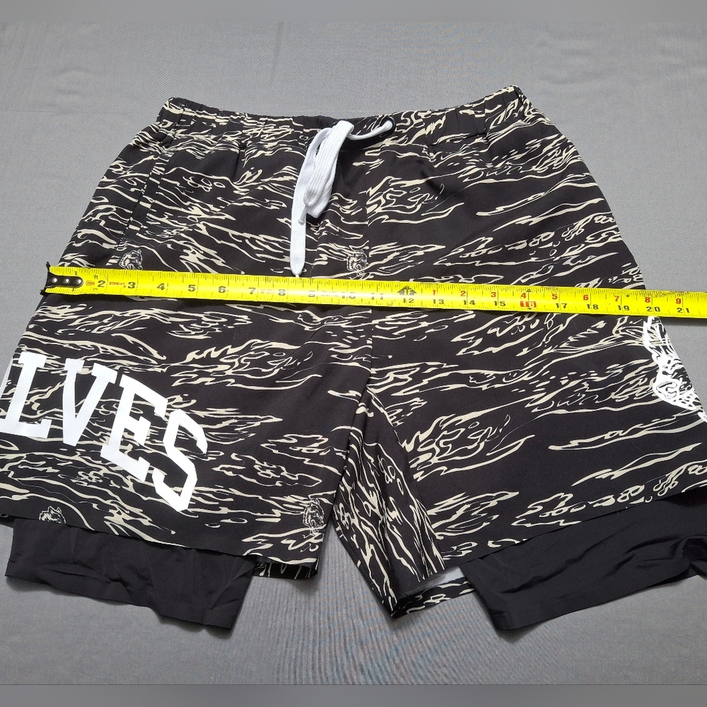 Darc Sport SEAL Shorts Mens Large Black Camo Limited 419/1000 Gym Training Rare - Picture 7 of 7